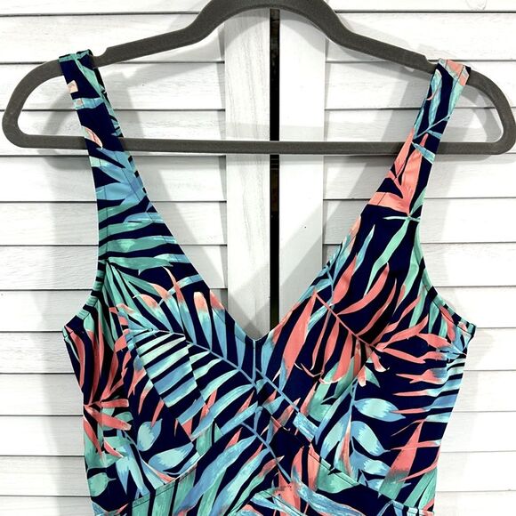 Maxine Of Hollywood Swimdress Size 16 Empire Waist - Picture 3 of 12